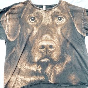 Lab Dog face shirt